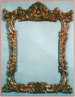 Heavy Carved Mirror